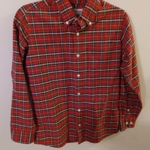 🔴3/$10🔴Urban Pipeline boys 👦 L(14/16) red plaid button-up shirt